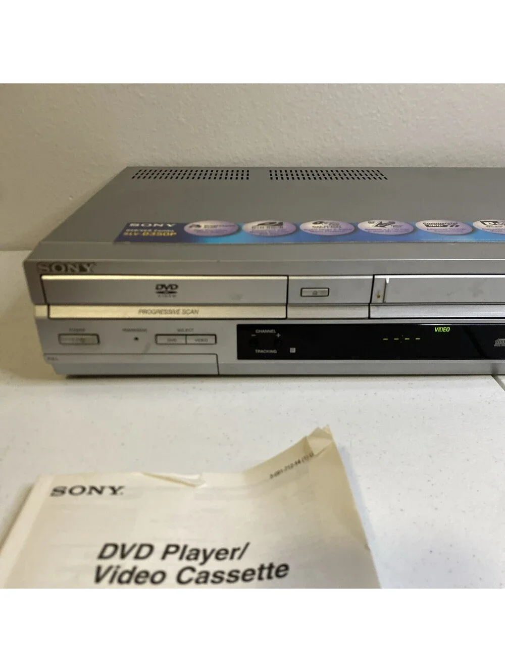 Sony SLV-D271P VCR DVD Combo VHS Player Recorder Not Working No Remote